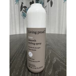 Living Proof No Frizz Smooth Styling Spray Fine Hair Detangle 6.7 fl oz 200 ml